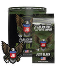Black Rifle Coffee Company Just Black Bundle Medium Roast 12 Oz Bag Ground Coffee Collectible Tin And Pvc Patch