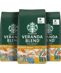 Starbucks Whole Coffee Beans, Starbucks Blonde Roast Hot or Iced Coffee, Veranda Blend, Six 12 oz BagsÃƒÂ¢Ã¢â€šÂ¬Ã¢â‚¬Â¹