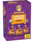 Annie's Organic Friends Bunny Grahams, Chocolate Chip, Chocolate, and Honey Baked Graham Snacks, 11.25 oz