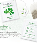Nutra Tea NUTRAMOTHER - Lactation Support Tea | Breastfeeding Tea - Lactation Tea For Increased Breast Milk - Includes Fenugreek Fennel and Raspberry Leaf - 20 Enveloped Tea Bags - by - Herbal Tea