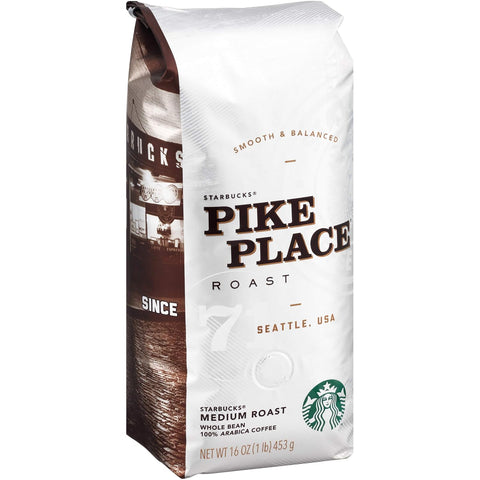 Starbucks Whole Coffee Beans, Medium Roast Hot or Iced Coffee, Pike Place Roast, 28 oz ÃƒÂ¢Ã¢â€šÂ¬Ã¢â‚¬Â¹
