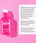 Bliss Glow Hydrate Day Serum Replenishing Hydrating Face Serum with Niacinamide Hyaluronic Acid Vitamin E Clean CrueltyFree Paraben Free Vegan 1 oz