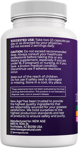 Age Resveratrol, Berberine, Grape Seed Extract, Quercetin, Polyphenol Supplement For Women And Men With Noni Extract, N-Acetyl Cysteine, Acai Extract - 120 Capsules