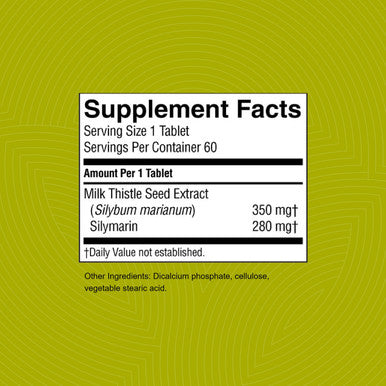 Nature'S Sunshine Milk Thistle, 60 Time-Release Tablets | Supports The Digestive System, Protects The Liver, And Acts As A Powerf