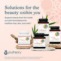Youtheory Collagen Powder - Premium Collagen Supplement with Vitamin C & Biotin - Supports Healthy Hair, Nails, Skin & Joints* - Dairy, Soy & Gluten Free - Vanilla, 4.7 oz