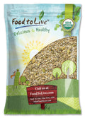 Food to Live - Organic Raw Superseed Mix- Chia, Flax, Hemp, Pumpkin, and Sunflower, 12 Ounces Ã¢â‚¬â€ Non-GMO Whole Seeds Blend, Vegan, Kosher, Raw, Bulk