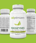 BiOptimizers - MassZymes 3.0 with AstraZyme - Digestive Enzyme Supplement for Better Absorption - Relief from Bloating, Constipation, and Gas - Contains Lipase, Amylase, and Bromelain, 250 Capsules