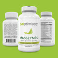 BiOptimizers - MassZymes 3.0 with AstraZyme - Digestive Enzyme Supplement for Better Absorption - Relief from Bloating, Constipation, and Gas - Contains Lipase, Amylase, and Bromelain, 250 Capsules