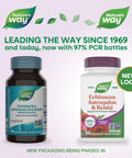 Nature'S Way Echinacea Astragalus & Reishi Premium Blend Supports Immune Health 1200 Mg Per 3-Capsule Serving Non-Gmo Project Verified 100 Vegan Capsules (Packaging May Vary)