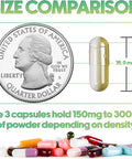 Xprs Nutra Size 3 Empty Capsules - 100 Count Clear Empty Vegan Capsules - Vegetarian Empty Pill Capsules - DIY Vegetable Capsule Filling - Veggie Pill Capsules Empty Caps