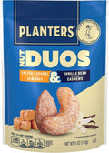 PLANTERS Nut Duos, Peppercorn Pistachios & Parmesan Cashews, Roasted, 5 Oz | Flavored Nuts. 0g Trans Fat. Plant Based Protein. Resealable Bag. Snacks for Adults. Party Mix, Party Snacks