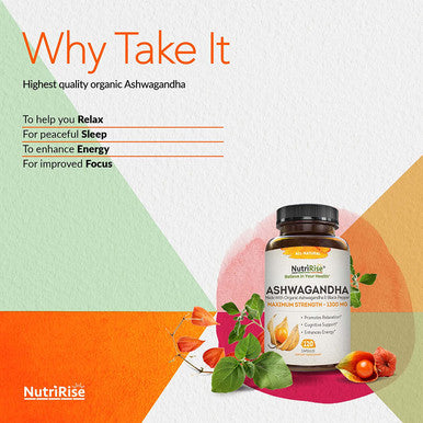 Ashwagandha Turmeric with Ginger Maximum Strength to Support Relaxation and Wellbeing GlutenFree Adaptogenic Supplement for Immune Sleep Support for Women Men Adults