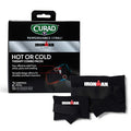 Curad Ironman Hot or Cold Therapeutic Combo Packs with Wrap Reusable Hot or Cold Compress Packs for Injuries Combo Pack Includes Small and Large 2 Count