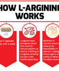 Force Factor L-Arginine Nitric Oxide Supplement with BioPerine to Help Build Muscle and Support Stronger Flow, Circulation, Nutrient Delivery, and , L-Arginine 3000mg, 3g, 150 Capsules