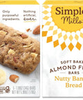 Simple Mills Almond Flour Snack Bars, Peanut Butter Chocolate Chip - Gluten Free, Made with Organic Coconut Oil, Breakfast Bars, Healthy Snacks, 6 Ounce (Pack of 1)