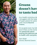 Rewind Greens - Super Greens Powder - Delicious Green Juice Drink Mix With Amazing Flavor - Over 40 Superfoods - Vitamin B12, Zinc, Vitamin C, Magnesium, And Calcium - Cherry Delight