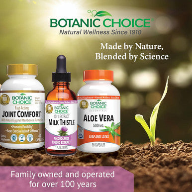 Botanic Choice Milk Thistle Liquid Extract, Alcohol Free, Gluten Free, Fast Acting Traditional Liver Favorite, 1 Fl. Oz
