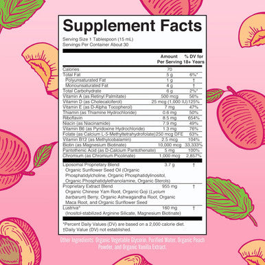 Maryruth Organics Women's Multivitamin + Lustriva Hair Growth Liposomal | Biotin 10000mcg | Clinically Tested for Thicker Hair Wrinkles Fine Lines Skin Care | with Ashwagandha & Maca Root | Ages 18+ | 15.22 Fl Oz