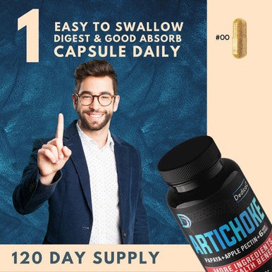 9In1 Artichoke Leaf Extract Capsules - 4 Months Herbal Supplement For Digestion & Immune Support - 6650Mg Equivalent With Chamomi
