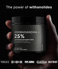 Toniiq Ashwagandha Ultra High Potency 40:1 Extract with 25% Withanolides Wild Harvested in India Highly Concentrated & Third-Party Lab Tested 60 Capsules