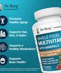 Dr Berg Nutritionals Whole Food Multivitamin With Minerals 60 Capsules