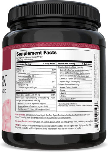 NatureWise Mixed Berry Vegan Collagen Booster Support for Nourished Skin Hair Joints and Bones with Vitamin C Vitamin E and Herbal Ingredients Packaging May Vary 9.2 oz 15 Servings