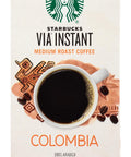 Starbucks VIA Instant Coffee, Medium Roast Coffee, Pike Place Roast, 100% Arabica, Single-Serve, 1 Box (50 Packets) | 100% Arabica instant coffee packets; Pike Place Roast medium roast; 1 box, 50 packets