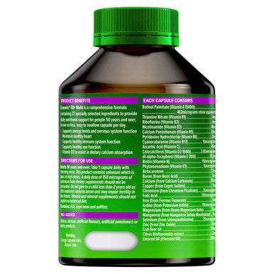Cenovis Once Daily 50+ Multi Vitamins & Minerals 100 Capsules