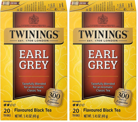 Twinings Lemon & Ginger, Caffeine-Free Herbal Tea Bags, 100 CT Box (1 Pack) | Spicy & Tangy, Ginger, Lemon Peel, Lemongrass, Blackberry Leaves, Soothe Digestion, 100 Foil Lined Individually Wrapped Bags