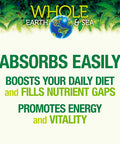Whole Earth Sea From Natural Factors Womens 50 Multivitamin Mineral Vegan 120 Tablets