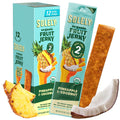 Solely - Organic Mango Fruit Jerky - 12 Individually Wrapped Fruit Strips - Fruit Leather Made from Dried Fruits - Healthy Snacks, Vegan - 0.8oz (23g)