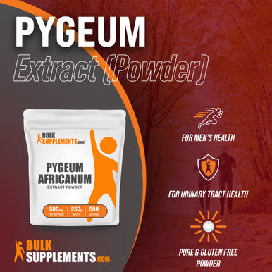 BulkSupplements Pygeum Africanum Extract Powder - Herbal Extract Powder, from Pygeum Africanum Bark - 500mg of Pygeum Extract , (250 Grams - 8.8 oz)