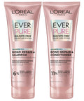 L'oreal Paris Sulfate Bond Repair+ Shampoo And Conditioner Set With Bond + Amino Acid Complex Strengthens And Repairs Damaged Or Color Treated Hair Everpure Set (Packaging May Vary) 13.6 Fl Oz