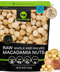 NUT CRAVINGS - Roasted & Salted Macadamia Nuts - No Shell, (32oz - 2 LB) Bulk Nuts Packed Fresh in Resealable Bag - Healthy Protein Food Snack, Food Assortments Hazelnut