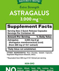 Astragalus Root Extract 3000mg | 90 Capsules | Extra Strength | Non- GMO, Gluten Supplement | by Nature's Truth