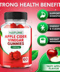 Built Nature Apple Cider Vinegar Gummies 1000Mg - Vitamin B12, Beetroot, Pomegranate, Natural Digestion, Detox, Weight Management & Immune Health - Raw Acv With The Mother, Vegan, Non-Gmo, Gluten-Free, 60 Gummies