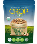 NUT CRAVINGS - Raw Brazil Nuts, Unsalted, No Shell, Whole, (16oz - 1 LB) Packed Fresh in Resealable Bag - Kosher Healthy Snack, Food Assortments