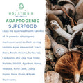 Holistic Bin Organic Mushroom Blend Powder 19 Wild Harvested Varieties (Lion's Mane, Reishi, Enoki, Mesima, Turkey Tail, Cordyceps, & More) | Adaptogenic Mushrooms Supplement