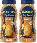 PLANTERS Honey Roasted Peanuts, Plant Based Protein Snacks, 16 Oz (1 Ct) | Roasted Sweet & Salty Nuts. Kosher. Resealable Jar. Snacks for Adults. Party Mix, Party Snacks