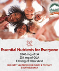 Barlean's Organic Oils Organic Evening Primrose Oil 120 Softgels/1300 Mg Ea. Bottle