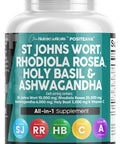 Clean Nutraceuticals St Johns Wort 10000Mg Rhodiola Rosea 20000Mg Holy Basil 3000Mg Ashwagandha 6000Mg - Mood Support For Women