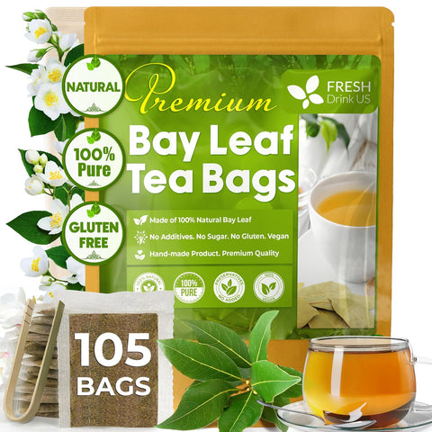 FreshDrinkUS, Premium 8oz Mulberry Leaf Powder, 100% Natural and Pure from Mulberry Leaves, Perfect for Tea, Smoothies, Baked Goods, Natural Food Coloring, No Additives, No Gluten, No Sugar, Vegan