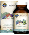 Garden of Life Organics Whole Food Multivitamin For Men 40+ 120 Tablets Vegan Mens Multi For Health & Well-Being Certified Organic Whole Food Vitamins & Minerals For Men Over 40 Mens Vitamins