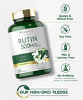 Carlyle Rutin Supplement 500Mg | 200 Caplets | Vegetarian, Non-Gmo, Gluten Free