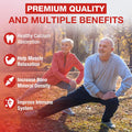 Calcium Citrate Gummies - 1200 Mg Calcium Gummies With Magnesium Zinc Vitamins - Calcium Chews For Bone, Muscle, Joints, Immune Support, High Absorption Calcium Supplements For Women & Men 2 Packs