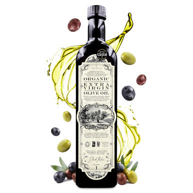 Epigenetics Organic Extra Virgin Olive Oil 1000ml | Prestige Cold Pressed Olives From Calabria, Italy | High Polyphenols | Premium Naturally Preserving Miron Violet Glass | 1L Vegan Friendly