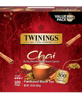 Twinings Lemon & Ginger, Caffeine-Free Herbal Tea Bags, 100 CT Box (1 Pack) | Spicy & Tangy, Ginger, Lemon Peel, Lemongrass, Blackberry Leaves, Soothe Digestion, 100 Foil Lined Individually Wrapped Bags