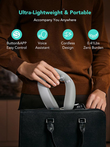 Skg Neck Massager With Heat, 9D Portable Deep Tissue Neck Massager, Cordless Electric Cervical Massager Gifts For Men And Women G7 Pro-Max