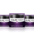 Night Cream With By Olay, Age Defying Classic Moisturizer With Vitamin E, Pack Of 3