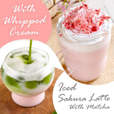 Yamasan Kyoto Uji Sakura Latte -Creamy and Aromatic Foam- Using Japanese Cherry Blossom 100% 3.5oz Made in JapanSold by Japanese company YAMASAN